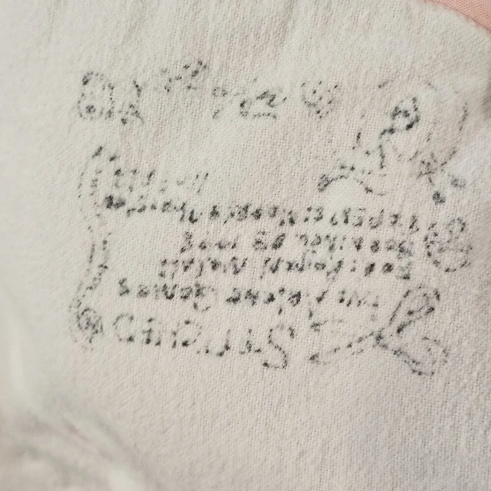 VTG Precious Moments Animal Baby Quilt Blanket‎ Flowers Pink Flannel Back 31x41
